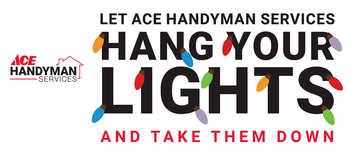 Ace Handyman Services Holiday Lights Logo Ace Handyman Services Holiday Lights Logo