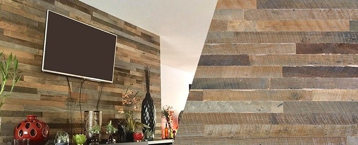 Premium Brown 2" accent wall