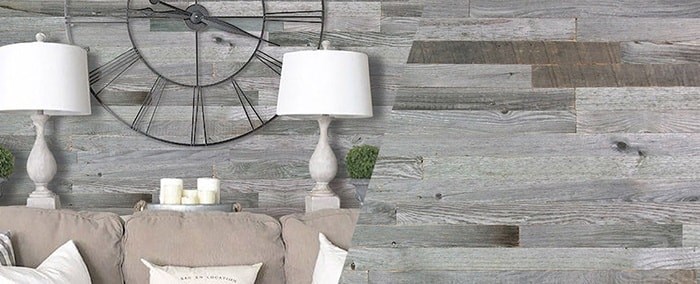 Premium Gray 2" accent wall