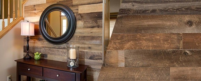 Premium Brown 5" accent wall