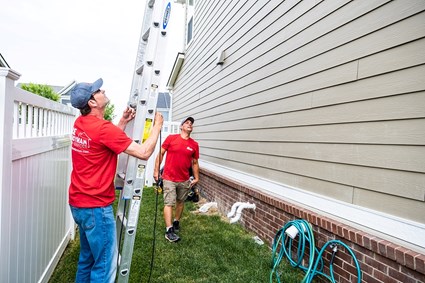 Siding repair and installation in Hamilton, NJ.