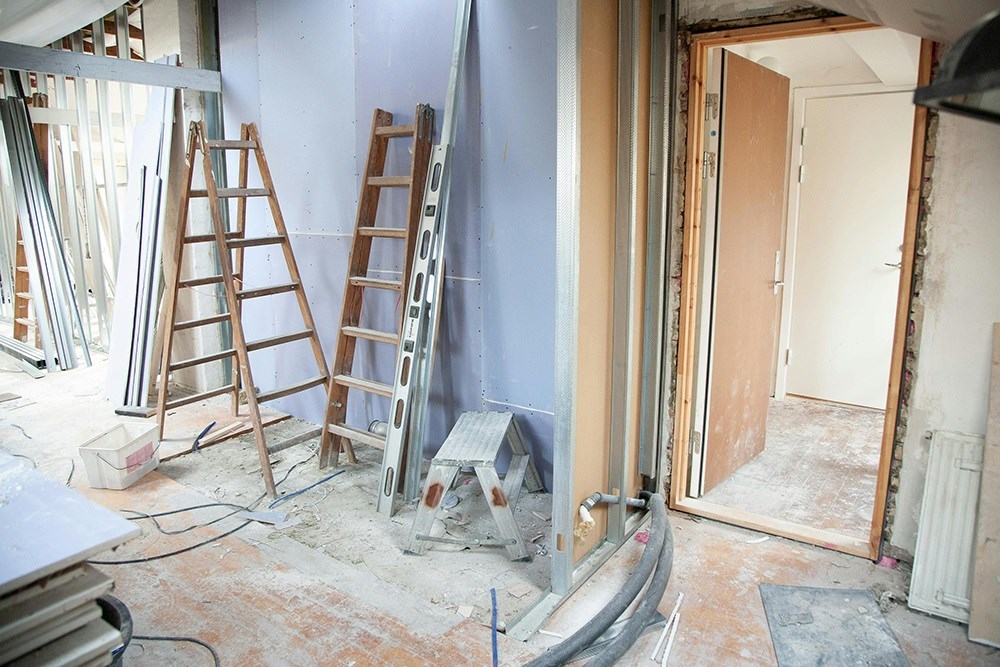 interior image of a remodeled basement