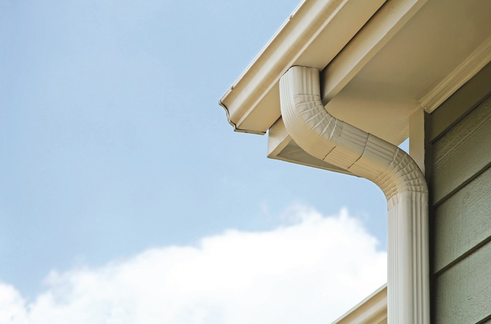 photo of house gutters