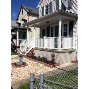 Ace Handyman Services Wilkes-Barre and Scranton Installed New Vinyl Porch Railing in Wilkes-Barre, PA