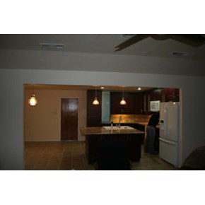 (After) Kitchen Remodel. Tile. Carpentry. Drywall. (After) Kitchen Remodel. Tile. Carpentry. Drywall.