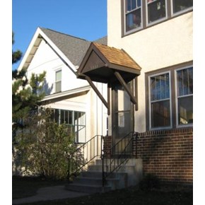 New portico in South Minneapolis New portico in South Minneapolis