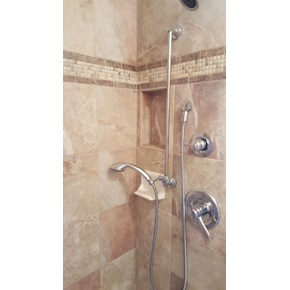 Walk in shower remodel in Eden Prairie