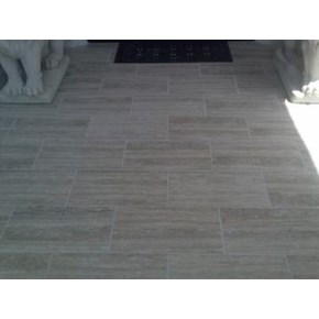 Front Porch Face-lift with new tile in Prosper, TX