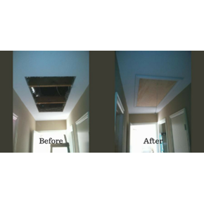 Attic Door Installation Before and After