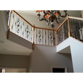 Handrail installation in Bridgeville, PA   (another view)