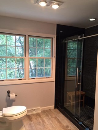 After photo of bathroom remodel in Washington, PA