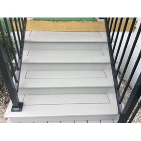 Ace Handyman Services Wilkes-Barre and Scranton Composite Decking Exterior Stair Installation in Larksville, PA