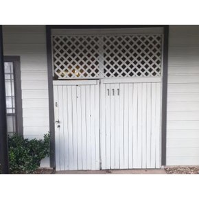 Entry door before