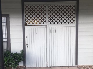 Entry door before