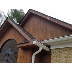 Exterior Painting-Before photo. Germantown, Maryland.