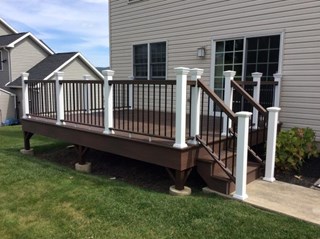 After Photo of Ace Handyman Services Wilkes-Barre and Scranton Rehabbed Deck in Hanover Twp PA
