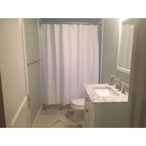 Bathroom remodeling- tile, new sink, fresh coat of paint. We can help. 