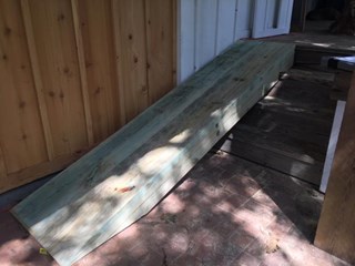 After- removable dog ramp