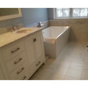 Bathroom Remodel-Floor tile, Vanity,Tub install, Painting, Trim-Frederick, Maryland Bathroom Remodel-Floor tile, Vanity,Tub install, Painting, Trim-Frederick, Maryland