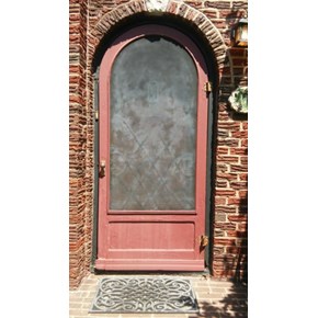 Wooden Screen Door in Wichita, KS (Before)