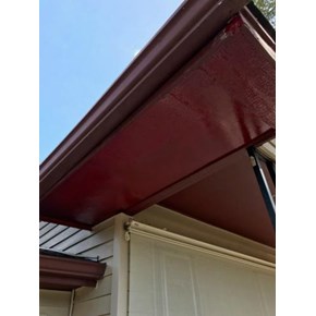 Soffit Repair and Exterior Trim Painting (After)