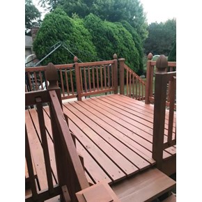 Deck Repairs and Staining (After)