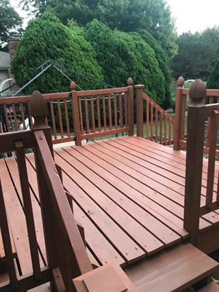 Deck Repairs and Staining (After)