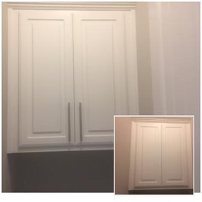 Installing new cabinet handles