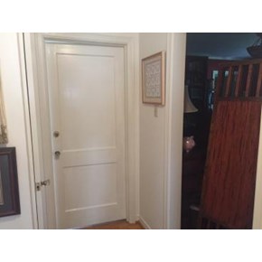 Door painting after