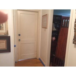 Door painting before