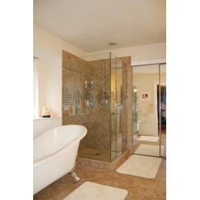 Traditional Shower in Allen TX - After Traditional Shower in Allen TX - After