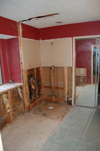 Traditional Shower in Allen TX - Before