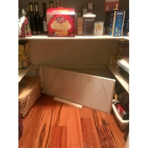 Before pantry shelf repair in Littleton, CO