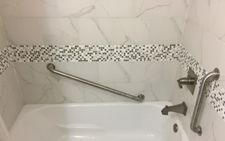 Bathroom Safety Grab Bar After in Jacksonville