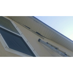 Before Soffit Repair in St Johns