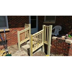 Porch Railing in Derby Kansas (AFTER)