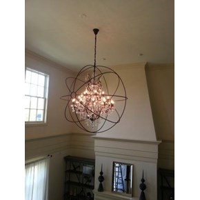 Installed a Chandelier in New Albany, Ohio