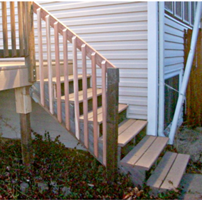 new railing installed as well in Morrison CO 80465