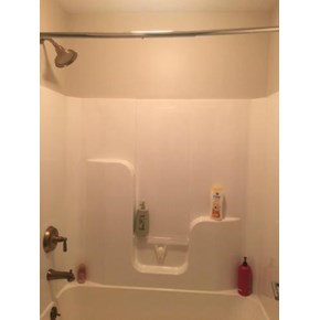 Shower Door Install in Wichita Kansas- (Before)