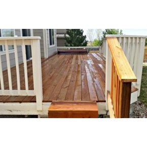 Repaired back deck in Foxfield, CO 