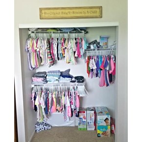 Closet shelving installed in Highlands Ranch, CO