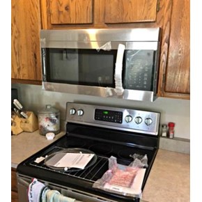 Microwave oven installed in Sedalia, CO