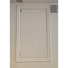 Custom build service panel access door in Castle Pines, CO - After Photo