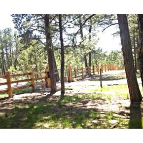 Split rail fence install in Elizabeth CO 80107