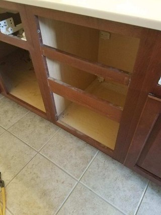 Before Photo of  Cabinet  in Venetia, PA
