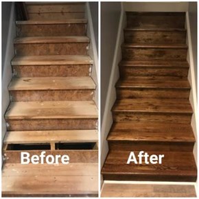 Oak stairs 