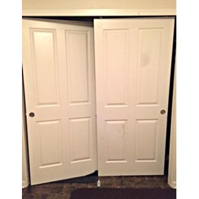 New closet doors installed in Lakewood CO 80226