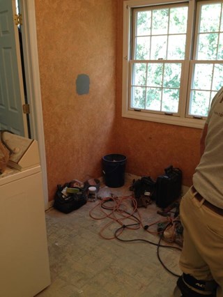 Before photo of master bathroom renovation in Washington, PA 
