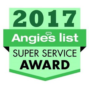 We are the winners of the Angie's List Super Service Award  12th year in a row!  