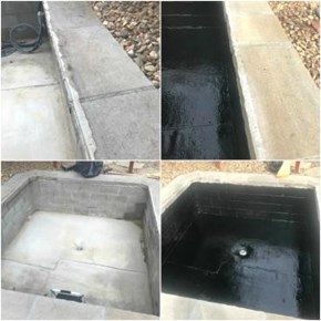 Sealing backyard wading pool in Greenwood Village CO 80121